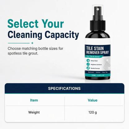 🧼🎯Grout Cleaning Spray – Easy Care for Tile Lines & Damp-Area Stains