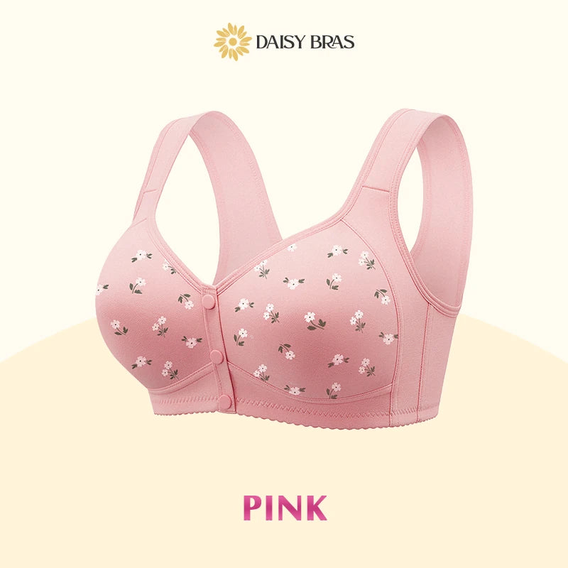 Daisy Bra - LAST DAY 70% OFF - Comfortable & Convenient Front Button Bra