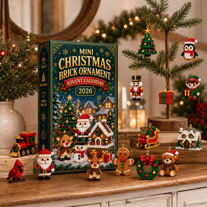 ⏳ 🎄 2026 Mini 24-Day Mini Christmas Ornament Advent Calendar 🧱