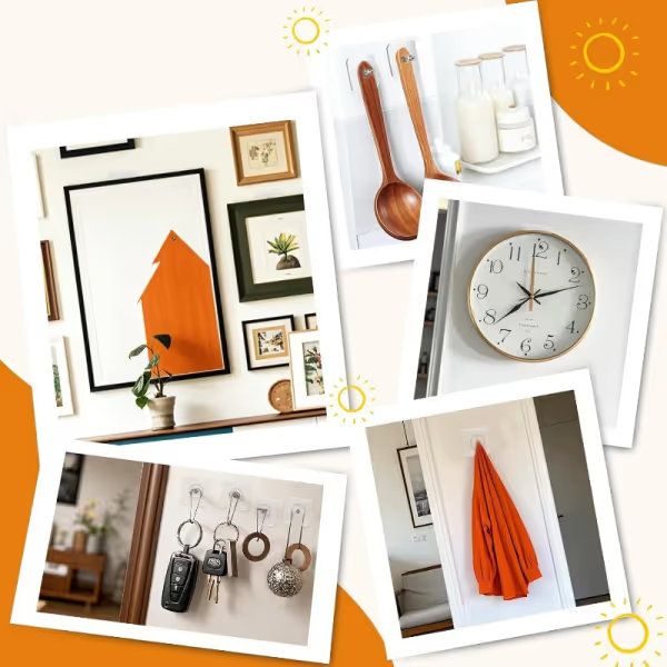 Heavy Duty Adhesive Wall Hooks