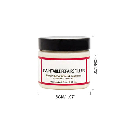 Leather repair cream – fills deep scratches & cracks, restores smooth feel, safe for all leather types