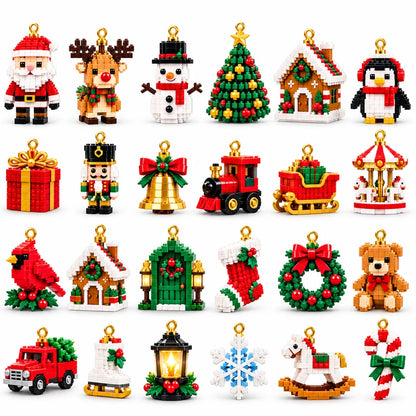 ⏳ 🎄 2026 Mini 24-Day Mini Christmas Ornament Advent Calendar 🧱