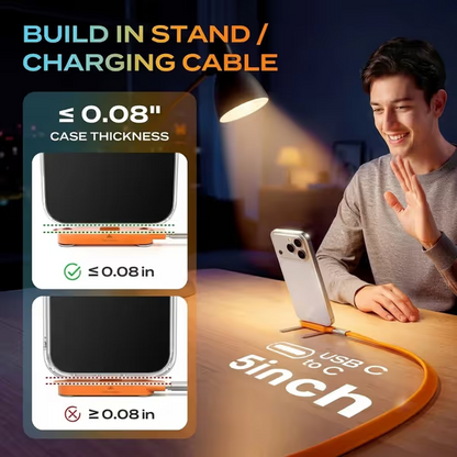 🔥🔥 Magnetic Fast Charging Cable with Detachable Phone Stand