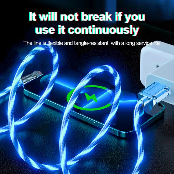 ⚡540° Rotating Streamer Data Cable