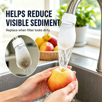 🚰 50% OFF NOW! 🧼 Anti-Splash Kitchen Faucet Filter for Sediment & Rust Removal – 360° swivel & easy install – Reduces chlorine smell, fits most faucets – cleaner water & less mess 💧