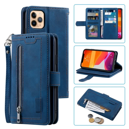 Luxury Zipper Wallet Phone Case for iPhone👛