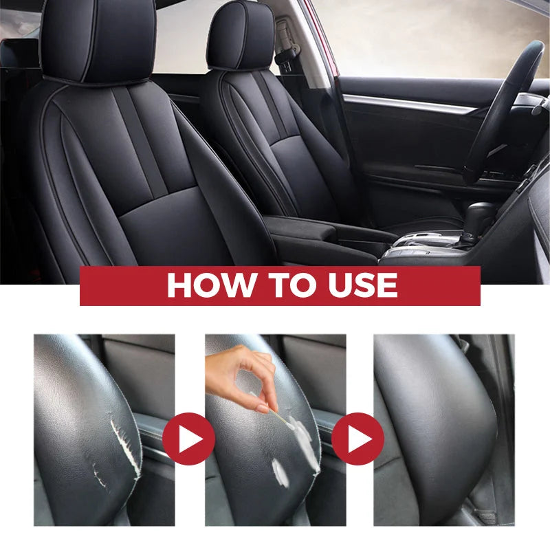 Leather repair cream – fills deep scratches & cracks, restores smooth feel, safe for all leather types