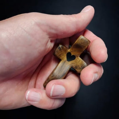 🏆Flash Sale⚡ 50K+ SOLD! ✝️100% Handmade Wooden Cross My Heart