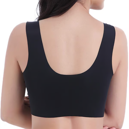 ROSY LIFT BRA –Plus Size Comfort Extra Elastic Wireless Support Lace Bra (Size runs the same as regular bras)