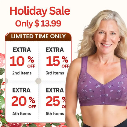 Daisy Bra - LAST DAY 70% OFF - Comfortable & Convenient Front Button Bra
