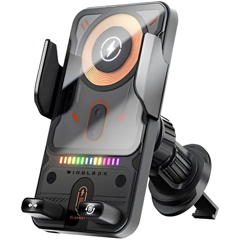 2-in-1 Smart Wireless Car Phone Mount