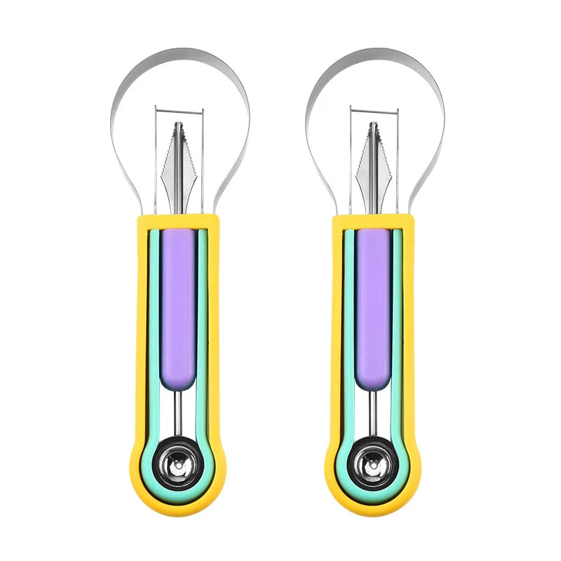 Multi-Functional Fruit Melon Baller Scoop Set