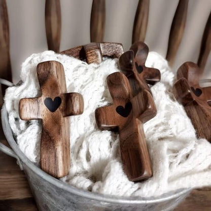 🏆Flash Sale⚡ 50K+ SOLD! ✝️100% Handmade Wooden Cross My Heart