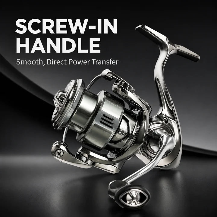 WF-STL Anti-Reverse Long-Cast Spinning Reel – Alloy & Composite Fiber Build