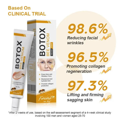 ✨Bee venom facial care ✨Smooth the Look of Wrinkles in 2 minutes — Fast, effective anti-ageing serum — save time and money
