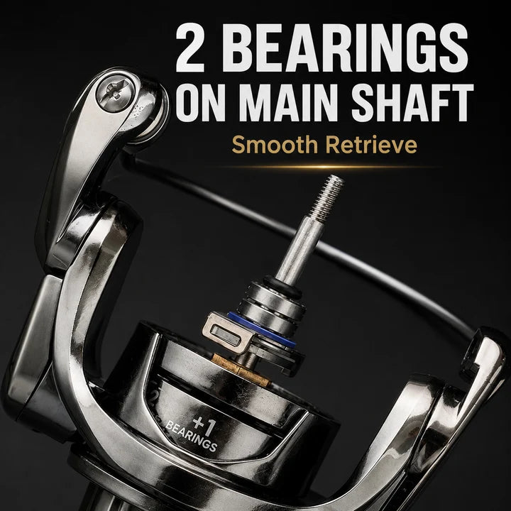 WF-STL Anti-Reverse Long-Cast Spinning Reel – Alloy & Composite Fiber Build