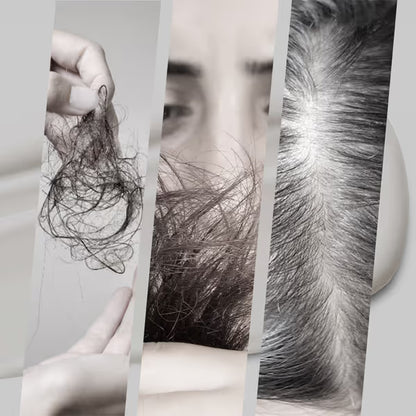 💥 2-in-1 Natural Essence Extract Silver Hair Dye