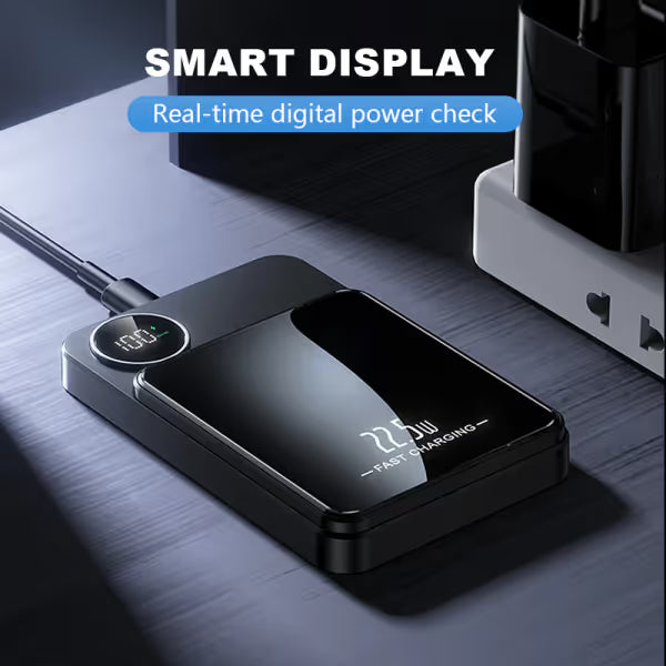 🔋✨Professional Magnetic Charger for Travelers & Professionals 🧲| 22.5W Wired & 15W Wireless | 10,000 mAh | Fast Delivery💥