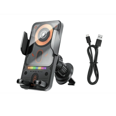2-in-1 Smart Wireless Car Phone Mount