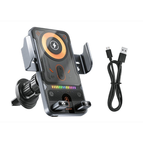 2-in-1 Smart Wireless Car Phone Mount