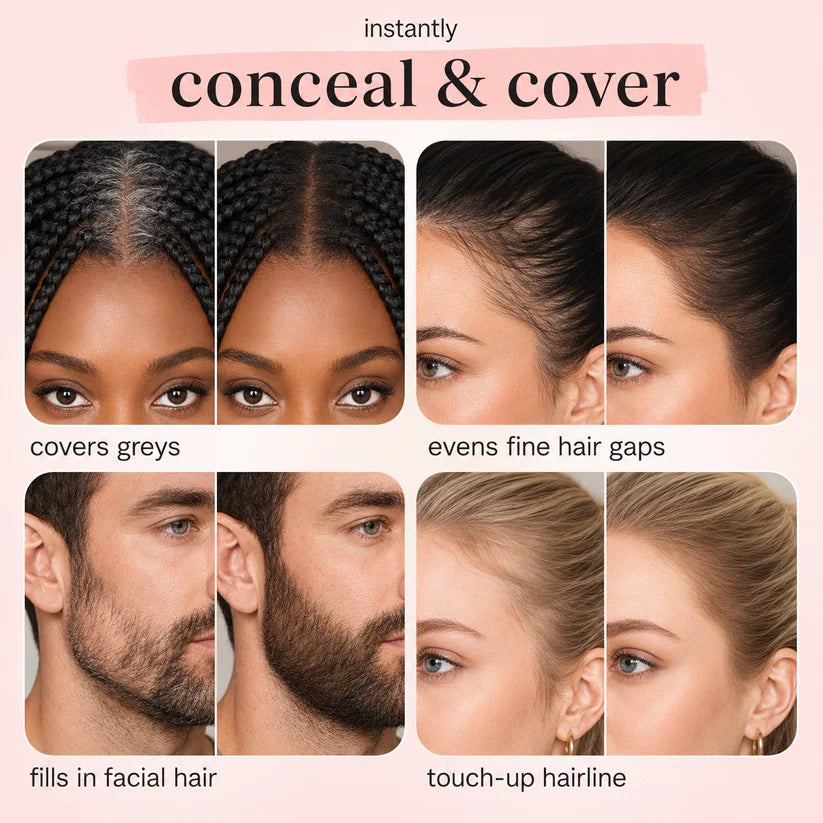 ⚡Hair Concealer – Instantly Covers Gray Roots & Thinning Hair