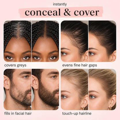 ⚡Hair Concealer – Instantly Covers Gray Roots & Thinning Hair
