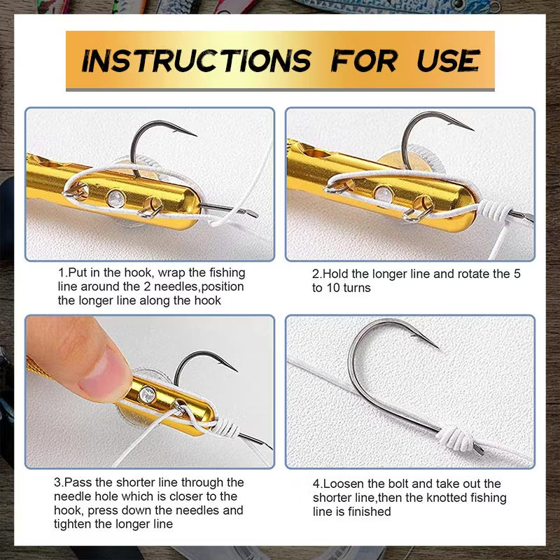 🎣Fishing Line Knotter Hook Needle