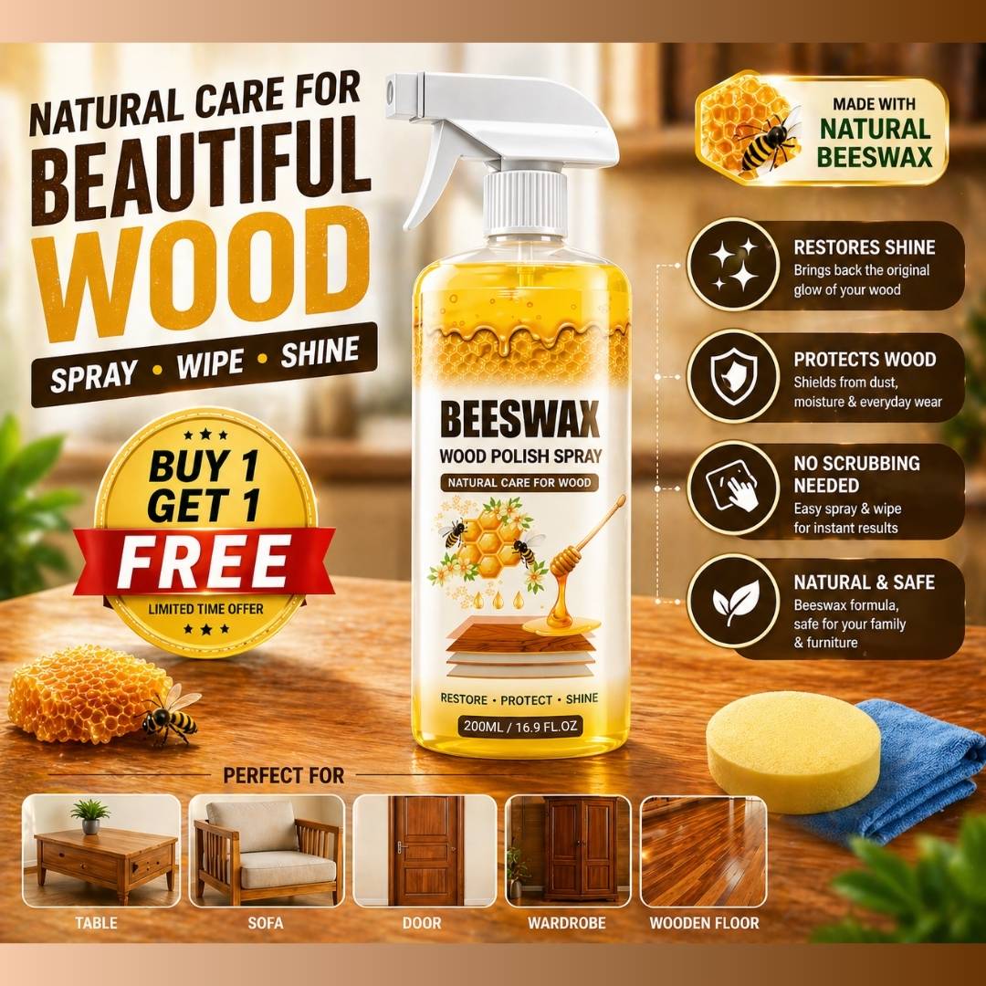 🔥 BUY 1 GET 1 FREE 💥Crystal Shine Furniture Polish Spray