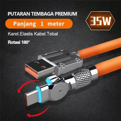 ⚡540° Rotating Streamer Data Cable