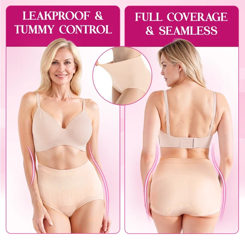 ✨ SleekHip - Leakproof High-Waist Tummy-Control Butt-Lifting Panties