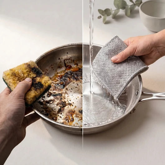 🔥Reusable Woven Cleaning Cloth—Powerful stain removal, gentle on surfaces
