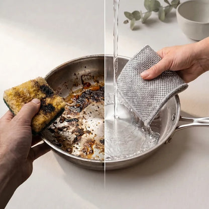 🔥Reusable Woven Cleaning Cloth—Powerful stain removal, gentle on surfaces