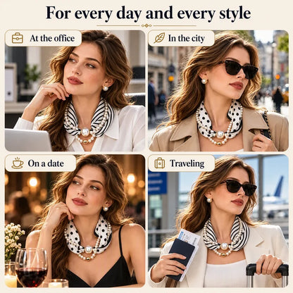 🏆Pamper Yourself🎁Pearl Scarf Necklace