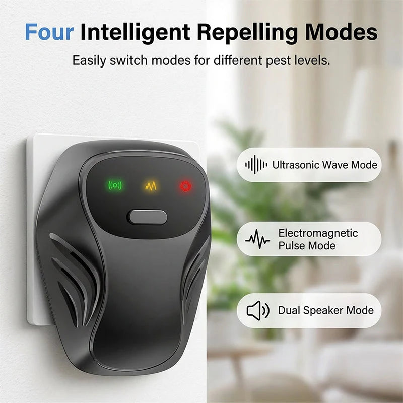 ⚡2026Hot Sales 50% OFF🔥Ultrasonic Pest Repeller with 4 Modes