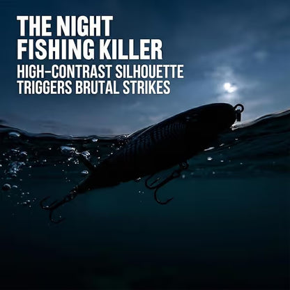 🦈 Elite Surface Predator: Multi-Jointed 360° Rotating Tail Lure