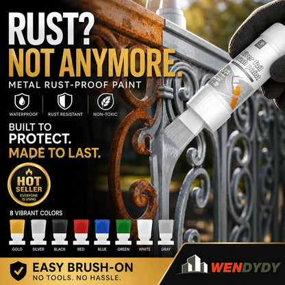 ✨New Arrival✨Water-Based Metallic Silver Paint with Built-in Brush（50% OFF）
