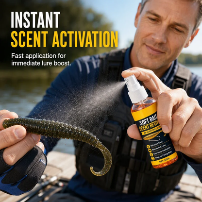 🎣Soft Bait Scent Spray -Instant Fish-AttractingReviver🐟