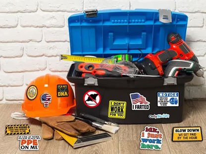 ✨Please add a little more fun to your ordinary life ——150Pcs BlueCollar Funny Stickers👷‍♂️