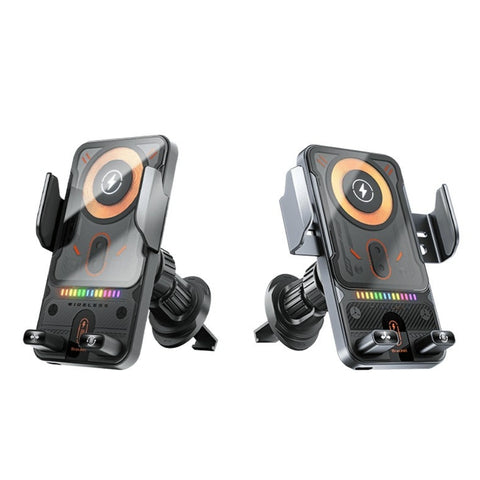 2-in-1 Smart Wireless Car Phone Mount