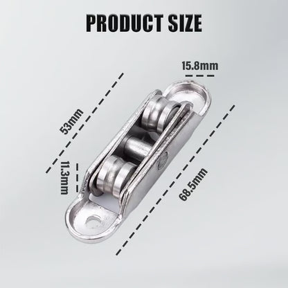 80/88 Zinc Alloy Pulley for PVC Windows & Doors