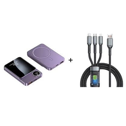 🔋✨Professional Magnetic Charger for Travelers & Professionals 🧲| 22.5W Wired & 15W Wireless | 10,000 mAh | Fast Delivery💥