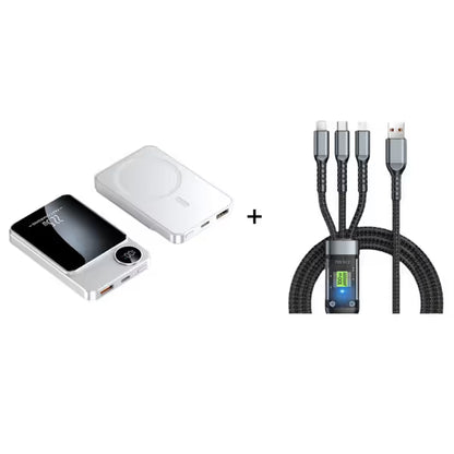 🔋✨Professional Magnetic Charger for Travelers & Professionals 🧲| 22.5W Wired & 15W Wireless | 10,000 mAh | Fast Delivery💥