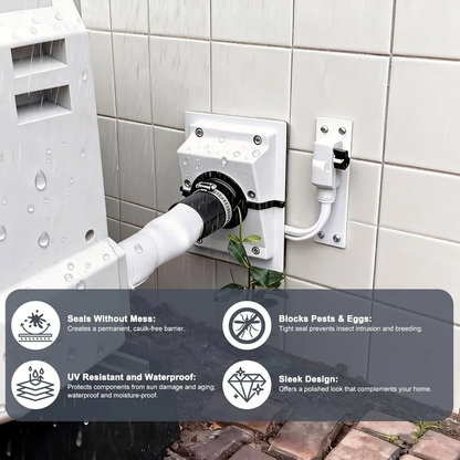 HVAC Wall Penetration & Line-Set Cover Kit – Retrofit Finish Solution✨