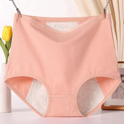 🔥Large size pure cotton antibacterial anti-leakage physiological underwear