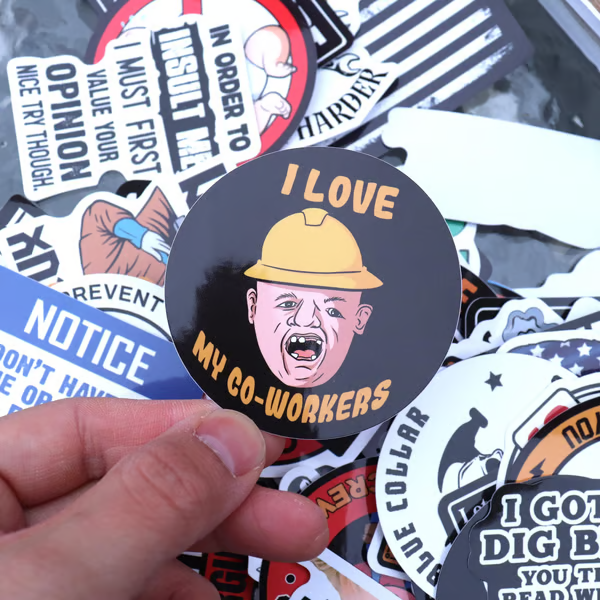 ✨Please add a little more fun to your ordinary life ——150Pcs BlueCollar Funny Stickers👷‍♂️