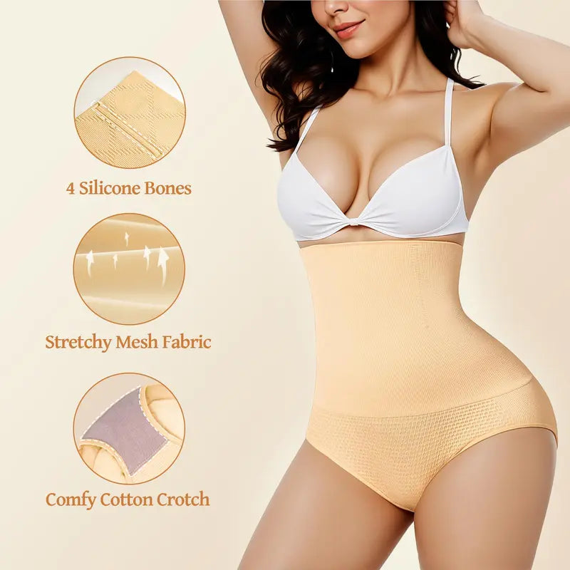 【⏰Last Day⏰Buy 1 get 1 free】High Waist Tummy Control Shapewear Panties