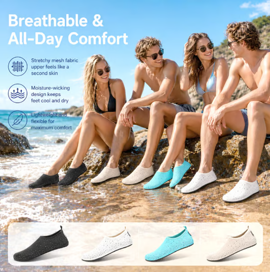 ⏳Limited-Time Offer⏰Women's Barefoot Water Shoes Travel House Slippers