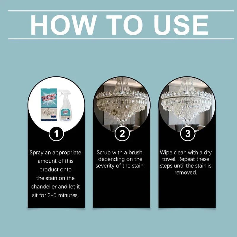💡49% OFF🧼 Light Fixture Cleaning Spray . Powerful stain removal · Safe for all materials with no residue