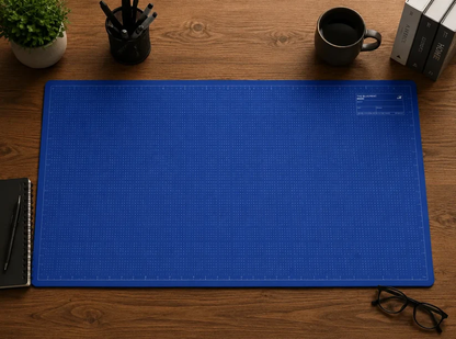 🖊️✨The Blueprint Deskmat Includes the Blueprint Marker💻🖱A Double-Sided Deskmat to Draw, Erase & Redraw As Needed. 📝