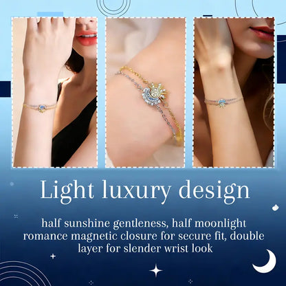 You are my sun, I am your moon – Magnetic Necklace Set – A romantic gift for couples.